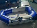 LUANMINGYI耐磨加厚橡皮艇充氣船皮劃艇釣魚(yú)船沖鋒舟硬底折疊專(zhuān)業(yè)氣墊船 2.0米【豪華款拉絲底】2-3人 曬單實(shí)拍圖
