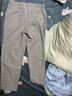 杰克·瓊斯（JACK&JONES）25年男裝褲子男秋季抗皺商務(wù)休閑褲涼感直筒男褲微彈云感零壓褲 051晨霧灰 33 180 曬單實(shí)拍圖