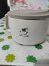 詩(shī)素漫304不銹鋼泡面碗帶蓋大號宿舍學(xué)生食堂打飯盒帶飯盆方便面可瀝水 1700ML大容量【304內膽】太空灰 曬單實(shí)拍圖