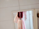 臻一萌漢服女成人交領(lǐng)齊腰襦裙大袖衫齊胸襦裙學(xué)生中國風(fēng)套日常表演服 粉色【大袖上襦+吊帶+齊腰裙】 M 曬單實(shí)拍圖