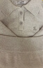 ELLE KIDS童裝 春季學(xué)院風(fēng)女童花紗翻領(lǐng)針織衫插肩袖親膚顯瘦毛衣 花紗淺灰色 165 （M） 曬單實(shí)拍圖