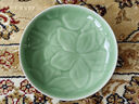 龍泉青瓷菜盤(pán)陶瓷家用中式早餐盤(pán)淺盤(pán)餐廳意面西餐盤(pán)酒店擺盤(pán)拼盤(pán)組合碟 弟窯梅子青【7寸盤(pán)】 7寸 曬單實(shí)拍圖