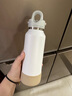銳虎BY YOU系列防滑硅膠彩色杯墊杯底套 適配266ml/355ml/473ml直身杯 杯墊【卡其】 曬單實拍圖