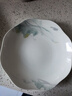 紅牡丹中式骨瓷西餐盤(pán)家用陶瓷釉中彩牛排盤(pán)蓮花蔬菜盤(pán)酒店水果盤(pán)甜點(diǎn)盤(pán) 江山如畫(huà)六合盤(pán)1個(gè) 曬單實(shí)拍圖