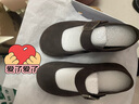 百麗（Belle）周雨彤同款半糖吐司1代升級款勃肯鞋女秋新平底單鞋B7Y1DCQ5預(yù)售 【方槍槍同款】杏色 35 曬單實(shí)拍圖
