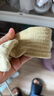 貝瑞加（Babyprints）寶寶襪子2雙秋冬嬰兒保暖護(hù)膝襪加厚男女兒童高筒襪不勒腿 橙黃M 曬單實拍圖