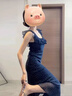 Jret小飛袖波點(diǎn)碎花連衣裙子女夏季2025新款法式氣質(zhì)海邊度假吊帶長(zhǎng)裙 連衣裙【茶歇法式連衣裙/碎花裙/ L 55/60kg 曬單實(shí)拍圖
