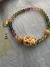 老廟黃金轉(zhuǎn)運(yùn)珠手串足金醒獅DIY手繩配飾配件生日節(jié)日禮物送女友老婆 舞獅款醒獅 僅單只約1.6g 曬單實拍圖