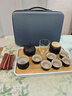 清瀾（QINGLAN）旅行茶具套裝戶(hù)外便攜車(chē)載茶壺野外露營(yíng)裝備帶燒水壺全套煮茶專(zhuān)用 三角爐_黑陶戶(hù)外燒水茶具_西施 曬單實(shí)拍圖