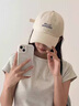 啄木鳥鴨舌帽女2025新款春夏季軟頂大寬檐帽顯臉小防曬米白色棒球帽子男 米色 均碼 常用(54-59cm) 曬單實拍圖