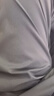 KOLON SPORT/可隆速干T恤 男子戶外運動徒步吸濕透濕半拉鏈短袖上衣 LHZT5MN067-LG 淺灰色 M 170/92A 曬單實拍圖