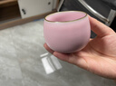 四方亭粉色官窯主人杯女生茶杯女士主人杯單杯大號品茗杯茶盞茶碗個(gè)人 桃粉鐵胎圓口杯-禮盒裝 200mL以下 曬單實(shí)拍圖
