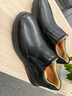 Clarks其樂(lè )Un Briley Step男鞋新款英倫商務(wù)休閑一腳蹬皮鞋 黑色 261799847 40 曬單實(shí)拍圖