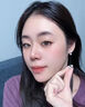 QMXD999足銀星星月亮耳釘女生小眾設計不對稱(chēng)耳骨釘純銀耳環(huán)耳飾禮物 星星月亮耳釘 通體足銀 曬單實(shí)拍圖