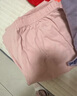 紅豆睡衣女純棉套頭抑菌防螨全棉舒適情侶家居服套裝 曬單實(shí)拍圖
