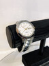 金仕盾純全自動(dòng)機械表男夜光商務(wù)防水鎢鋼手表品牌十大名表正品名牌男表 羅馬鋼帶本白男 曬單實(shí)拍圖