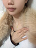 黃金雪花吊墜鎖骨鏈掛墜金包銀999項鏈送女友女生圣誕節新年生日 雪花吊墜【配項鏈】 曬單實(shí)拍圖