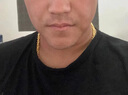 XCL足金999黃金龍骨龍頭粗金包銀項鏈男實心大金鏈子霸氣肖邦鏈 （包金3克）重40克 曬單實拍圖