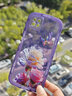 屹川 適用 oppoa72手機殼 5G鏡頭全包硅膠防摔新款透明網(wǎng)紅復(fù)古玫瑰軟殼女款 【透紫】花蝴蝶-贈保護膜 OPPO A72 曬單實拍圖