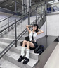 EXULL依思Q女鞋樂福鞋2025夏季新款厚底增高小皮鞋舒適百搭英倫潮流休閑單鞋 黑色【時(shí)尚潮流】 35 (225mm) 曬單實(shí)拍圖