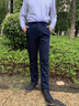 夏季保安褲子夏裝新款2025爆款休閑西褲職業(yè)裝男黑色春秋西裝工褲 夏季-墨綠色-西褲 XL /175 （建議135-150斤） 曬單實(shí)拍圖