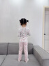 俞兆林（YUZHAOLIN）女童睡衣春季兒童家居服套裝中小童純棉四季空調服 動(dòng)物樂(lè )園 曬單實(shí)拍圖