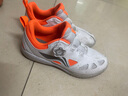 李寧乒乓球鞋王楚欽同款兒童款男童女童透氣防滑運動(dòng)鞋 白橘色 35 曬單實(shí)拍圖