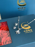 中國(guó)黃金（CHINA GOLD）足銀四葉草項(xiàng)鏈女輕奢鎖骨鏈耳釘耳環(huán)飾品套裝七夕情人節(jié)生日禮物 足銀四葉草套裝（項(xiàng)鏈+耳釘） 曬單實(shí)拍圖