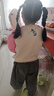 馬·拉?。∕.Latin）/童裝兒童衛(wèi)衣春新款男女童小童童趣插肩袖撞色圓領(lǐng)衛(wèi)衣 胭脂紅 110cm 曬單實(shí)拍圖