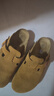 BIRKENSTOCK勃肯德國進(jìn)口男女款牛皮革涂油復(fù)古London低幫休閑鞋 棕色窄版166533 37 曬單實拍圖
