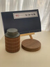 北美黑胡桃實(shí)木展示架托新中式靈石茶壺葉罐陶瓷桌面擺件文玩底座 正圓形14cm*14cm*2cm 曬單實(shí)拍圖