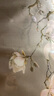 達(dá)芬奇密碼70cm真絲素縐緞中方巾女100%桑蠶絲圍巾印花絲巾送媽媽母親節(jié)禮物 蘭語春煙 煙粉 70cm*70cm 曬單實拍圖