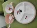 DISNEY迪士尼兒童餐具吃飯密胺卡通餐盤碗勺杯子幼兒園學(xué)生餐具套裝禮盒 密胺餐具四件套（米奇禮盒裝） 曬單實(shí)拍圖