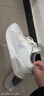 361°運動(dòng)鞋女生網(wǎng)面透氣情侶休閑鞋軟底上班通勤鞋情侶運動(dòng)鞋 羽毛白/迷迭紫 39 曬單實(shí)拍圖
