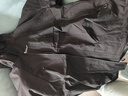羅蒙（ROMON）沖鋒夾克男女戶(hù)外運動(dòng)登山服連帽外套防風(fēng)防水風(fēng)衣情侶款黑色2XL 曬單實(shí)拍圖