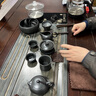 紫砂茶具整套家用功夫茶具茶杯泡茶壺整套家用辦公室高檔禮盒送禮 黑泥紫砂16頭【石瓢壺】禮盒裝 曬單實(shí)拍圖