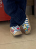 kids.ing可迪星女寶寶帆布鞋秋季兒童軟底防滑男童學(xué)步運動(dòng)機能鞋幼兒園鞋 曬單實(shí)拍圖