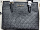 邁克.科爾斯（MICHAEL KORS） 女士小號單肩手提托特包 送女友情人節(jié)禮物 黑色印花35T9GTVT0B BLACK 曬單實拍圖