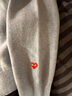PLAY COMME DES GARCONS CDG IT 川久保玲情侶款圓領(lǐng)羊毛針織開衫 BLX/藍(lán)色 M 曬單實(shí)拍圖