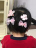 鉑吶苓兒童蝴蝶結(jié)發(fā)夾公主發(fā)飾女童網(wǎng)紗碎發(fā)卡可愛寶寶劉海發(fā)夾頭花飾品 蝴蝶結(jié)夾子【粉色10件套】 曬單實拍圖