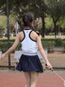 威爾勝（Wilson）官方夏季女子LIMITLESS內(nèi)置底褲球袋輕薄透氣網(wǎng)球運動半身裙 海軍藍-WW00255331DBC S /165/66A 曬單實拍圖