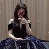 卡悠萊（KAYOULAI）高中生十八歲成人禮服女抹胸晚長(cháng)裙高級感宴會(huì )輕奢名媛高端主持人 紅色短袖 M 均碼 曬單實(shí)拍圖