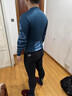 蘭帕達騎行服男公路車騎行長袖上衣自行車騎行服套裝春夏季騎行褲霞光 海洋藍長袖-偏緊身建議選大1碼 2XL 曬單實拍圖