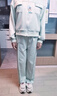 G.DUCKKIDS大童女春季衛(wèi)衣套裝少女學(xué)院風(fēng)運(yùn)動(dòng)褲子青少年初中生中學(xué)生兩件套 灰綠套裝 170 曬單實(shí)拍圖