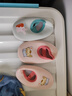 貝瑞加（Babyprints）寶寶學步襪2雙裝輕薄透氣網(wǎng)眼早教襪套室內(nèi)軟底地板襪 粉綠M 曬單實拍圖