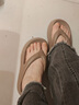 LeeXX WASSUP日本MUJI7.0增高厚底人字拖女夏外穿新款沙灘鞋防滑網(wǎng)紅家 玫紅【7.0CM增高 】 37 38 【建議鞋碼37-38碼】 曬單實(shí)拍圖