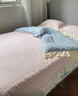 布珣韓版公主風(fēng)花邊四件套荷葉邊床上用品學(xué)生宿舍三件套超柔水洗棉 粉紅色 奶油-粉格 床單款 1.8米四件套【被套180x220cm】 曬單實(shí)拍圖