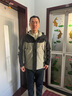 安踏長(cháng)袖衛衣男士秋冬半拉鏈磨毛輕暖絨立領(lǐng)跑步運動(dòng)上衣152447410N 青鸞灰-2 L 曬單實(shí)拍圖