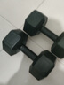 特步（XTEP）啞鈴男士杠鈴套裝棱角設(shè)計環(huán)保包膠手鈴亞玲家用運(yùn)動鍛煉健身器材 黑藍(lán)【六角設(shè)計/穩(wěn)固安全】一對 10KG 一副【左10斤+右10斤=20斤】 曬單實拍圖