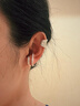 小米星日系無(wú)痛耳骨夾銀色耳夾無(wú)耳洞女新款酷帥冷淡氣質(zhì)短發(fā)感耳飾 單只 燒金色 曬單實(shí)拍圖